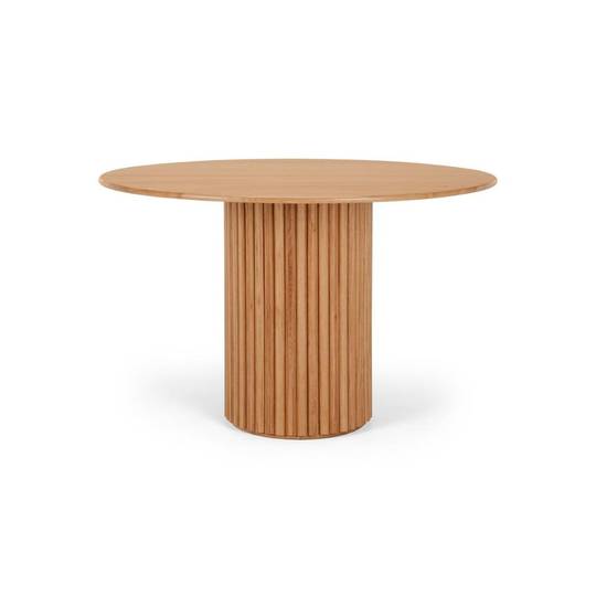 Rho Round Dining Table Natural Oak120cm
